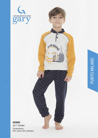 BOY'S PAJAMAS M/L Q20084 Tellini S.r.l. Wholesale Clothing